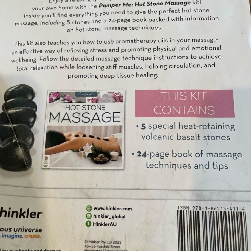 Pamper Me Hot stone massage NIB - Picture 3 of 5